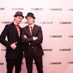 At the world premiere of CHARGER with brother, Jesse Livingston - who also crafted the ending credits track for the film.
