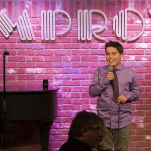 Steven Capp performing stand-up comedy at the Hollywood Improv.