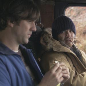 Still of Paul Schneider and Aaron Stanford in Live Free or Die 2006