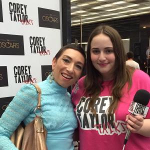 Corey Taylor and Naomi Grossman from American Horror Story