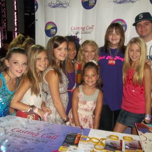 Corey Taylor and the kids from Dance Moms