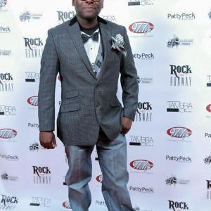 Calvin Williams on the Red Carpet of Rock the Runway