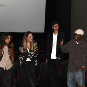 James Lewis at the screening of Genetic Drift at the Alexandria Film Festival.