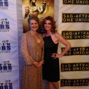 With Carol Hickey at the SAG Awards viewing party in Austin, TX.