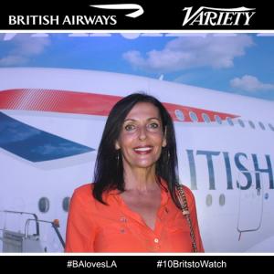 Ghada Dergham at British Airways/Variety event in Los Angeles