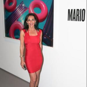 Ghada Dergham at Mario Testino event. Prism Gallery, Los Angeles