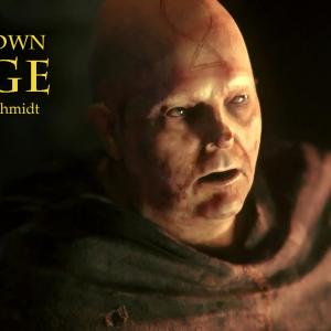 Michael as the Mage in the Sony PS4 interactive game Deep Down