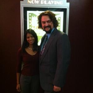 At Perceptions premiere with Matrika Hay. 15 December, 2011.