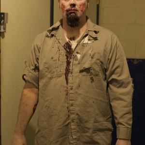On set of The Cordial Dead 2010