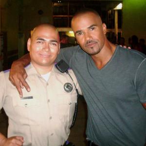 I always enjoy working with Shemar Moore, he is very nice and professional.
