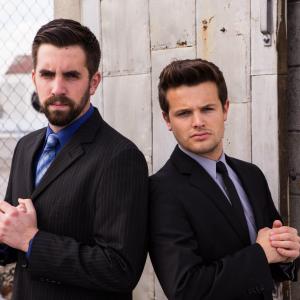 Mark Sipka and Trent Bruce in 2 Guys Running In Suits