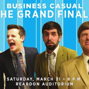 Sipka in the Business Casual Grand Finale poster.