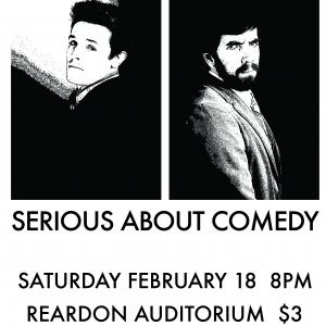 Sipka in the Business Casual show poster Serious About Comedy