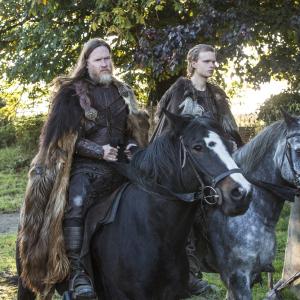 Still of Donal Logue and Edvin Endre in Vikings 2013