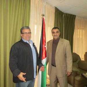 Filmmaker George Nemeh with Media Director for the Hashmite Kingdom of Jordan ! OctNov 2015 !
