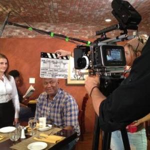 on the set of FIRST JOBS EP103 Waitress 2014