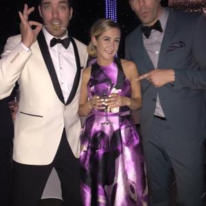Kristen Doscher with The Property Brothers @ Governors Ball