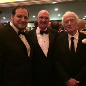 Robert L Cunningham with Cinematographers Bill Bennett ASC and Roger Deakins ASC BSC at the 29th Annual American Society of Cinematographers Awards show