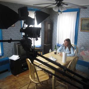 On the set of the feature film Psychotica