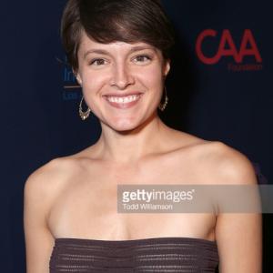 Emily Hardy arriving at the CAA Young Hollywood Party