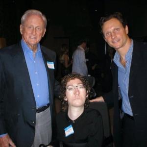 Michael Carnick accepting grand prize at The Samuel Goldwyn Writing Awards 50th Anniversary With Samuel Goldwyn Jr and Tony Goldwyn