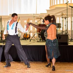 Washington DCs Dancing Stars Gala Actor Lamont Easter performing a Tango with Professional Dancer Katya Naiman