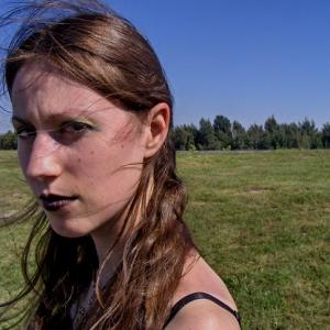 Celinka Serre in her role as the Second Witch, from her experimental film entitled 'A Game Through Time', produced in 2005-2006.