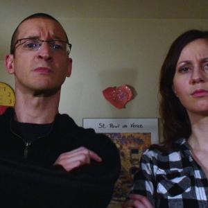 Celinka Serre and Francois StMaurice in their roles for Compilingtv Season 1 in 2012