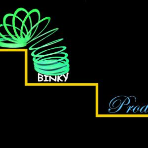 The official Binky Productions logo. Celinka Serre is the founder and president of Binky Productions.