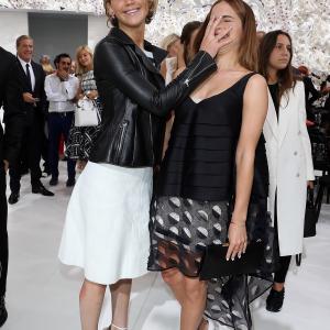 Jennifer Lawrence and Emma Watson attend the Christian Dior show as part of Paris Fashion Week  Haute Couture FallWinter 20142015 at Muse Rodin on July 7 2014 in Paris France