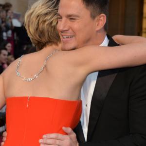 Channing Tatum and Jennifer Lawrence