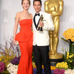Matthew McConaughey and Jennifer Lawrence