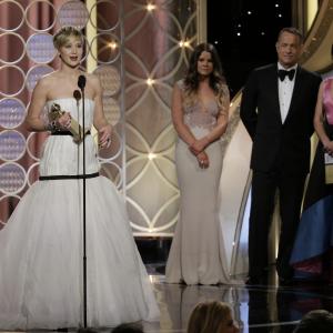 Jennifer Lawrence at event of 71st Golden Globe Awards (2014)