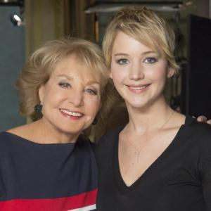Still of Barbara Walters and Jennifer Lawrence in The Barbara Walters Special Barbara Walters Presents The 10 Most Fascinating People of 2013 2013