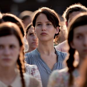 Jennifer Lawrence stars as Katniss Everdeen in THE HUNGER GAMES