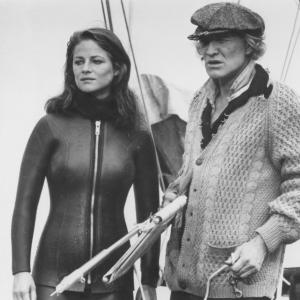 Still of Richard Harris and Charlotte Rampling in Orca 1977