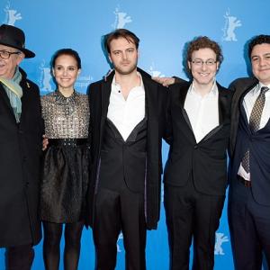 Dieter Kosslick, Natalie Portman, Jack Pettibone Riccobono, Nicholas Britell, and Shane Omar Slattery-Quintanilla at the Berlin Film Festival Premiere of The Seventh Fire.