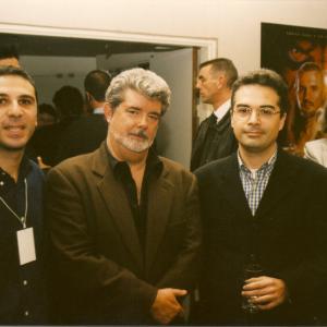 Laurent Taieb (Copyright Promotions Licensing Group), George Lucas and Patrice Girod