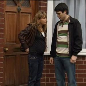 Still of Samia Ghadie and Rob James-Collier in Coronation Street (1960)