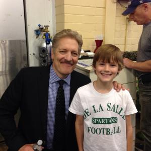 With Clancy Brown while shooting When the Game Stands Tall 2013