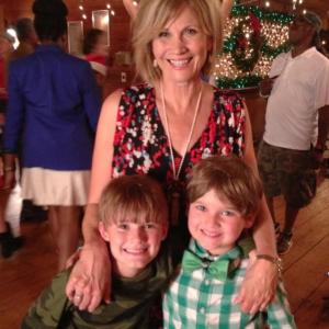 Cannon Bosarge with Markie Post (Night Court) and new pal Brody Rose on set of 
