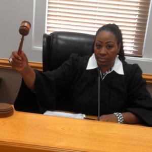 On the set of  Advocate  Solicitor a hour television drama with myself as Judge Carolyn Stokes