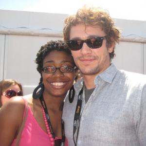 Erica Watson and James Franco at the 63rd Annual Cannes Film Festival.