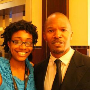 Erica Watson and Jamie Foxx at the 64th Annual Cannes Film Festival