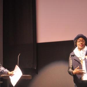 Director Erica Watson and curator Keith Josef Adkins in conversation at the Museum of Moving Image in Astoria Queens