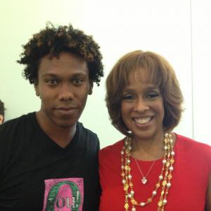 Jesse Lewis IV attends the O you! convention pictured with Gayle King, CBS This Morning co-host, & Editor-at-Large at O, The Oprah Magazine.