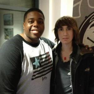 Dave with session drummer Aaron Spears