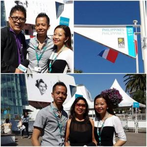 Representing our film White Lock at #Cannes2015. Lovely interview with GMA Network @gmanews