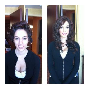 Bridal Shoot before  after