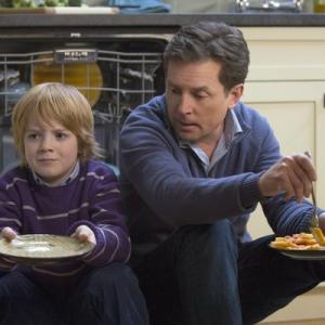 Still of Michael J Fox and Jack Gore in The Michael J Fox Show 2013